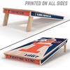 image:imageYouTheFan NCAA 2 x 4 Professional Wood Cornhole Game with Logo BagsIllinois Fighting Illini