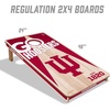 image:imageYouTheFan NCAA 2 x 4 Professional Wood Cornhole Game with Logo BagsIndiana Hoosiers