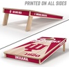 image:imageYouTheFan NCAA 2 x 4 Professional Wood Cornhole Game with Logo BagsIndiana Hoosiers