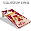 image:imageYouTheFan NCAA 2 x 4 Professional Wood Cornhole Game with Logo BagsIowa State Cyclones