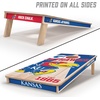 image:imageYouTheFan NCAA 2 x 4 Professional Wood Cornhole Game with Logo BagsKansas Jayhawks