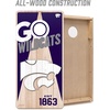 image:imageYouTheFan NCAA 2 x 4 Professional Wood Cornhole Game with Logo BagsKansas State Wildcats