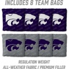 image:imageYouTheFan NCAA 2 x 4 Professional Wood Cornhole Game with Logo BagsKansas State Wildcats