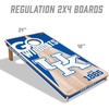 image:imageYouTheFan NCAA 2 x 4 Professional Wood Cornhole Game with Logo BagsKentucky Wildcats