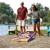 image:imageYouTheFan NCAA 2 x 4 Professional Wood Cornhole Game with Logo BagsLSU Tigers