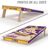 image:imageYouTheFan NCAA 2 x 4 Professional Wood Cornhole Game with Logo BagsLSU Tigers