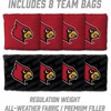 image:imageYouTheFan NCAA 2 x 4 Professional Wood Cornhole Game with Logo BagsLouisville Cardinals