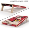 image:imageYouTheFan NCAA 2 x 4 Professional Wood Cornhole Game with Logo BagsLouisville Cardinals