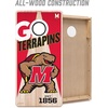 image:imageYouTheFan NCAA 2 x 4 Professional Wood Cornhole Game with Logo BagsMaryland Terrapins
