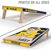 image:imageYouTheFan NCAA 2 x 4 Professional Wood Cornhole Game with Logo BagsMichigan Wolverines