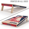 image:imageYouTheFan NCAA 2 x 4 Professional Wood Cornhole Game with Logo BagsMississippi Rebels