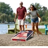 image:imageYouTheFan NCAA 2 x 4 Professional Wood Cornhole Game with Logo BagsMississippi Rebels