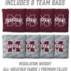 image:imageYouTheFan NCAA 2 x 4 Professional Wood Cornhole Game with Logo BagsMississippi State Bulldogs