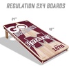 image:imageYouTheFan NCAA 2 x 4 Professional Wood Cornhole Game with Logo BagsMississippi State Bulldogs