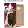 image:imageYouTheFan NCAA 2 x 4 Professional Wood Cornhole Game with Logo BagsMontana Grizzlies