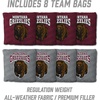 image:imageYouTheFan NCAA 2 x 4 Professional Wood Cornhole Game with Logo BagsMontana Grizzlies