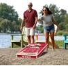 image:imageYouTheFan NCAA 2 x 4 Professional Wood Cornhole Game with Logo BagsNC State Wolfpack