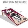 image:imageYouTheFan NCAA 2 x 4 Professional Wood Cornhole Game with Logo BagsNew Mexico State