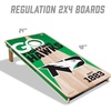 image:imageYouTheFan NCAA 2 x 4 Professional Wood Cornhole Game with Logo BagsNorth Dakota Fighting Hawk