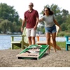 image:imageYouTheFan NCAA 2 x 4 Professional Wood Cornhole Game with Logo BagsNorth Dakota Fighting Hawk