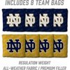 image:imageYouTheFan NCAA 2 x 4 Professional Wood Cornhole Game with Logo BagsNotre Dame Fighting Irish