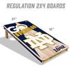 image:imageYouTheFan NCAA 2 x 4 Professional Wood Cornhole Game with Logo BagsNotre Dame Fighting Irish