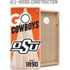 image:imageYouTheFan NCAA 2 x 4 Professional Wood Cornhole Game with Logo BagsOklahoma State Cowboys