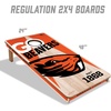 image:imageYouTheFan NCAA 2 x 4 Professional Wood Cornhole Game with Logo BagsOregon State Beavers