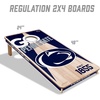image:imageYouTheFan NCAA 2 x 4 Professional Wood Cornhole Game with Logo BagsPenn State Nittany Lions