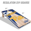 image:imageYouTheFan NCAA 2 x 4 Professional Wood Cornhole Game with Logo BagsPittsburgh Panthers