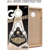 image:imageYouTheFan NCAA 2 x 4 Professional Wood Cornhole Game with Logo BagsPurdue Boilermakers