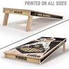 image:imageYouTheFan NCAA 2 x 4 Professional Wood Cornhole Game with Logo BagsPurdue Boilermakers
