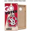 image:imageYouTheFan NCAA 2 x 4 Professional Wood Cornhole Game with Logo BagsSouth Dakota Coyotes
