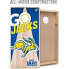 image:imageYouTheFan NCAA 2 x 4 Professional Wood Cornhole Game with Logo BagsSouth Dakota State Jackrabbits
