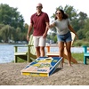image:imageYouTheFan NCAA 2 x 4 Professional Wood Cornhole Game with Logo BagsSouth Dakota State Jackrabbits