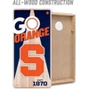 image:imageYouTheFan NCAA 2 x 4 Professional Wood Cornhole Game with Logo BagsSyracuse Orange