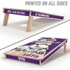 image:imageYouTheFan NCAA 2 x 4 Professional Wood Cornhole Game with Logo BagsTCU Horned Frogs