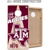 image:imageYouTheFan NCAA 2 x 4 Professional Wood Cornhole Game with Logo BagsTexas AM Aggies