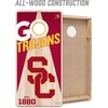 image:imageYouTheFan NCAA 2 x 4 Professional Wood Cornhole Game with Logo BagsUSC Trojans