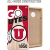 image:imageYouTheFan NCAA 2 x 4 Professional Wood Cornhole Game with Logo BagsUtah Utes