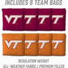 image:imageYouTheFan NCAA 2 x 4 Professional Wood Cornhole Game with Logo BagsVirginia Tech Hokies