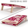image:imageYouTheFan NCAA 2 x 4 Professional Wood Cornhole Game with Logo BagsWashington State Cougars