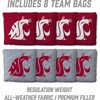 image:imageYouTheFan NCAA 2 x 4 Professional Wood Cornhole Game with Logo BagsWashington State Cougars