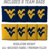 image:imageYouTheFan NCAA 2 x 4 Professional Wood Cornhole Game with Logo BagsWest Virginia Mountaineers