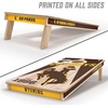image:imageYouTheFan NCAA 2 x 4 Professional Wood Cornhole Game with Logo BagsWyoming Cowboys