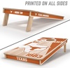 image:imageYouTheFan NCAA 2 x 4 Professional Wood Cornhole GameTeam Colors
