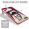 image:imageYouTheFan NCAA 2 x 4 Professional Wood Cornhole GameTeam Colors
