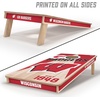 image:imageYouTheFan NCAA 2 x 4 Professional Wood Cornhole GameTeam Colors