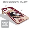image:imageYouTheFan NCAA 2 x 4 Professional Wood Cornhole GameTeam Colors