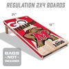 image:imageYouTheFan NCAA 2 x 4 Professional Wood Cornhole GameTeam Colors